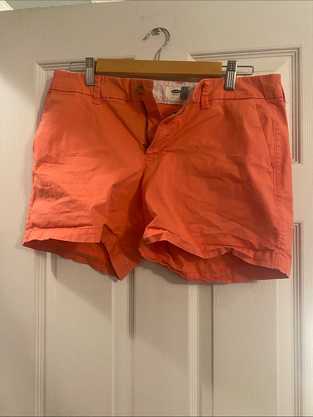 Old Navy Coral Chino Bermuda Shorts